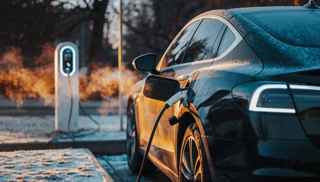 Electric Vehicle Charging in the Winter